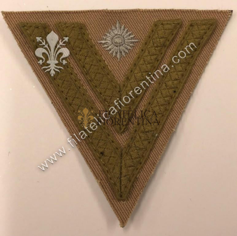 Grado da Stabsgefreiter - filo verde militare su fondo kaki