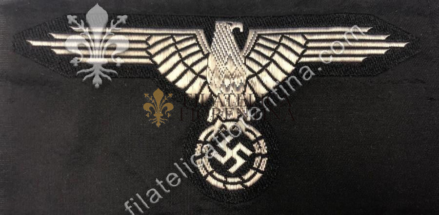 Aquile da braccio SS truppa in seta - filo grigio