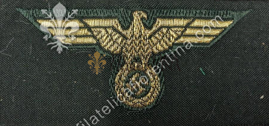 Aquila da Generale - dorato, fondo verde