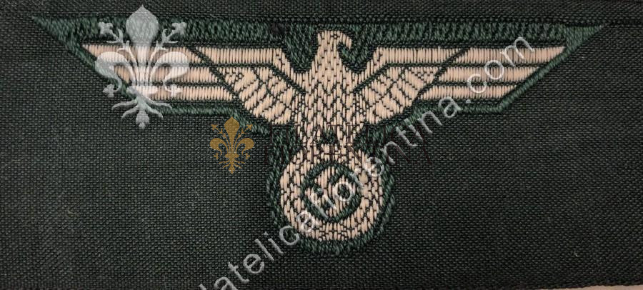 Aquila da truppa - grigio, fondo verde