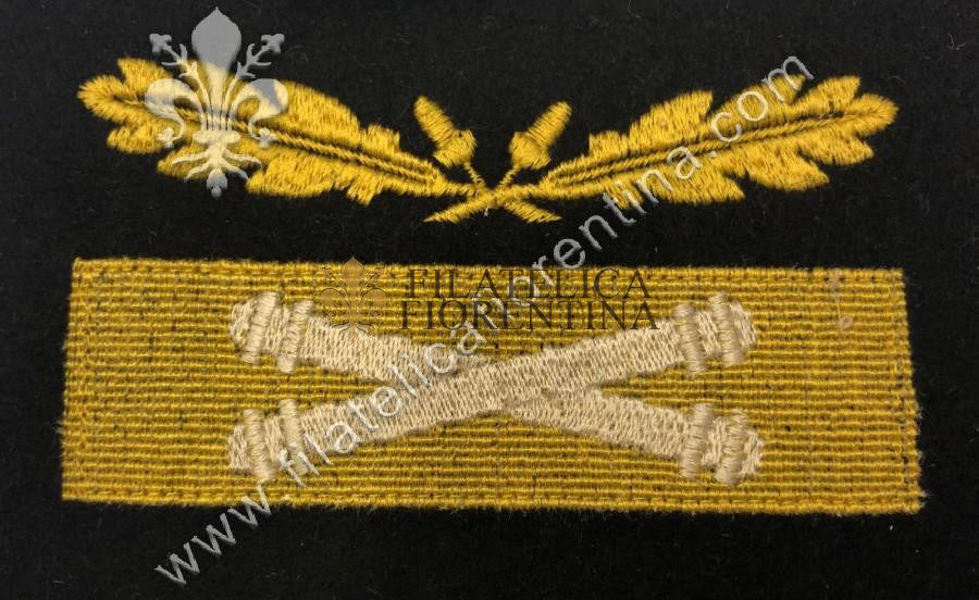 Grado SS Generalfeldmarschall - Feldmaresciallo - filo giallo, fondo nero