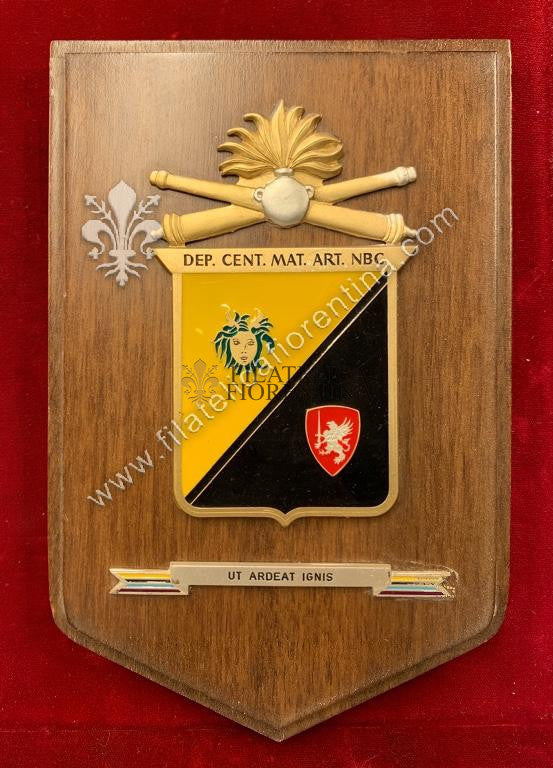 Crest Deposito Centrale Materiale Artiglieria NBC - Ut Ardeat Ignis