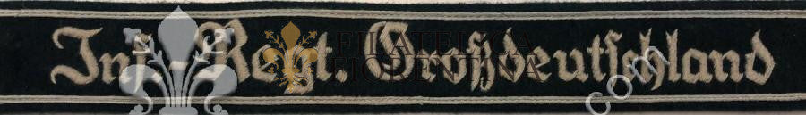 Fascetta da polso Reggimento Fanteria Grande Geramania ( Infanterie Regiment Grossdeutschland ) da truppa