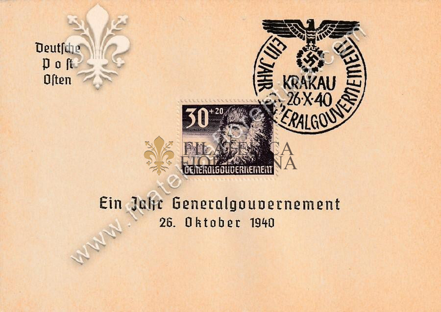 1940 1° Anniversario dell'Occupazione tedesca della Polonia