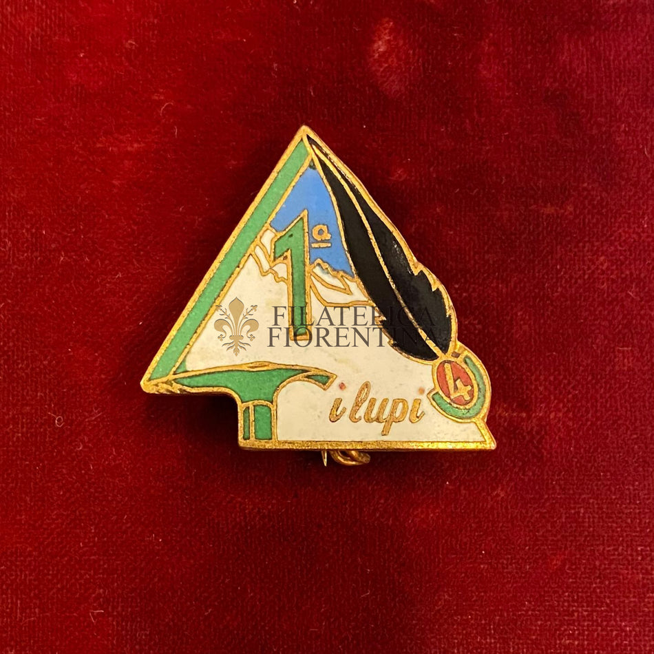 Distintivo del 4° Battaglione Alpini Orobica "I LUPI"