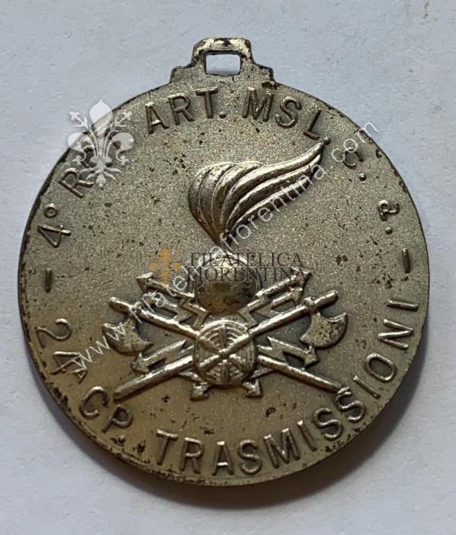 Medaglia del 4° Reggimento Artiglieria Missilistica Corpo d'Armata - 24 ^ Compagnia Trasmissioni
