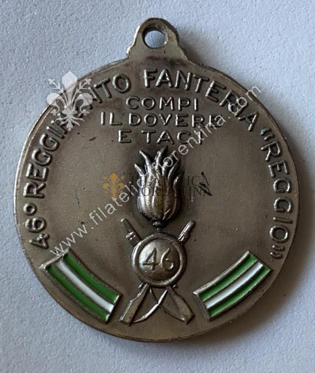 Medaglia del 46° Reggimento Fanteria " REGGIO "