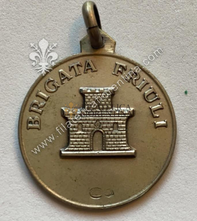 Medaglia Compagnia Trasmissioni - Brigata FRIULI - Marcata Arg. '800