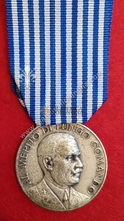 Al Merito di lungo comando  Regio Esercito  Grado argento