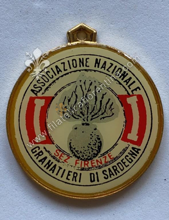 Medaglia associazione Nazionale  - Granatieri di Sardegna  - Sezione Firenze ALLEGRA GIOVANNI - 1989