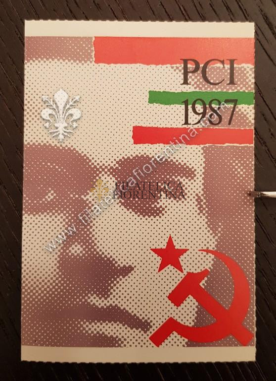 Tessera "Partito Comunista Italiano (P.C.I.)" - 1987