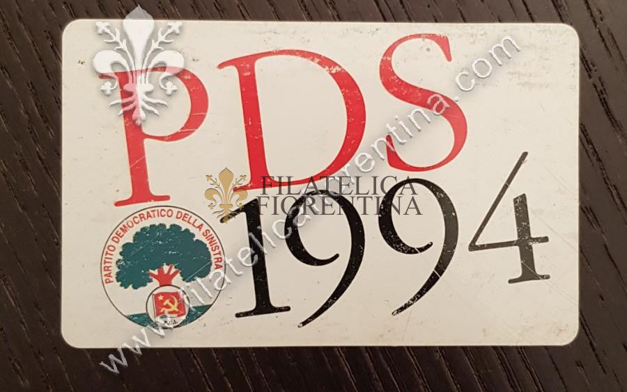 Tessera "Partito Democratico della Sinistra - P.C.I" -1994