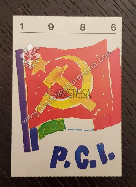 Tessera "Partito Comunista Italiano" - 1986