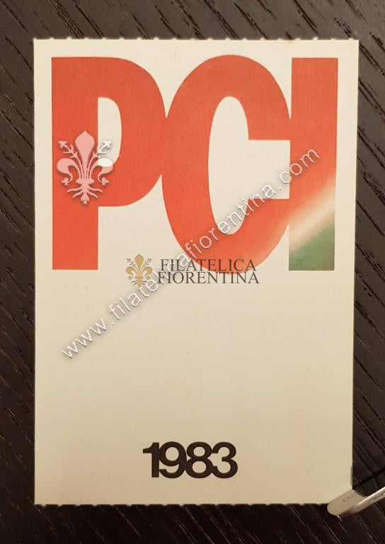 Tessera "Partito Comunista Italiano" - 1983