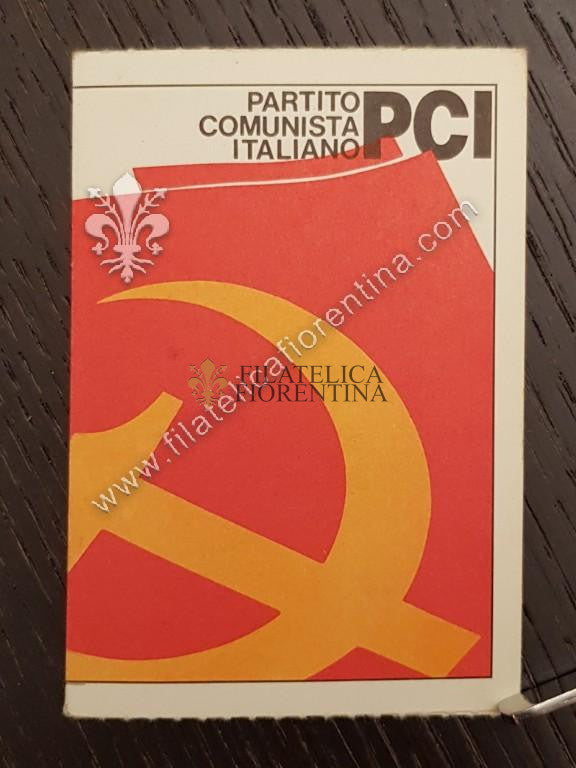 Tessera "Partito Comunista Italiano" - 1982