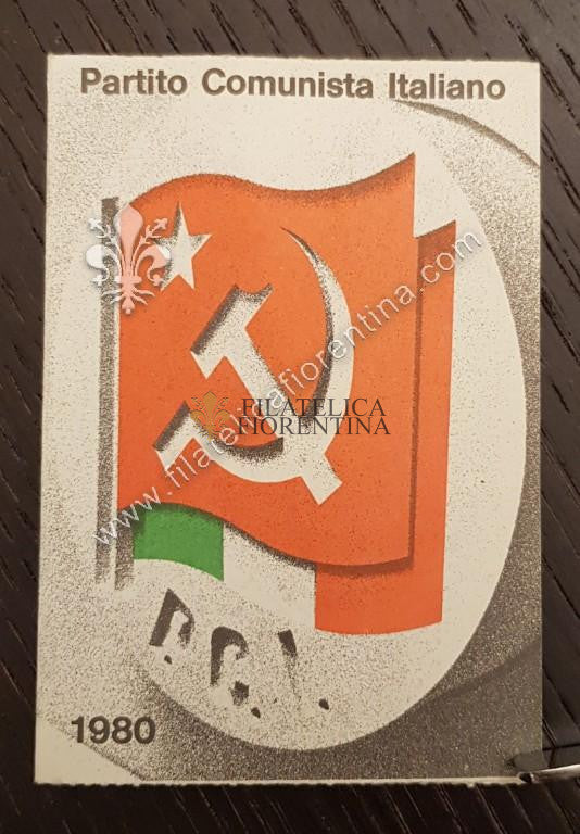 Tessera "Partito Comunista Italiano" - 1980