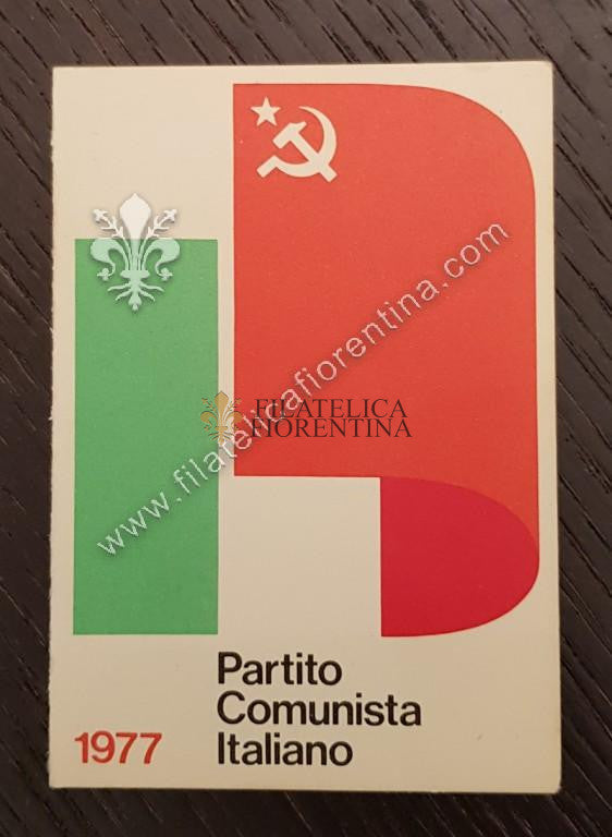 Tessera "Partito Comunista Italiano" - 1977