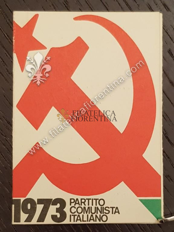 Tessera "Partito Comunista Italiano" - 1973