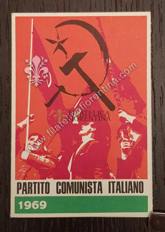 Tessera "Partito Comunista Italiano" - 1969