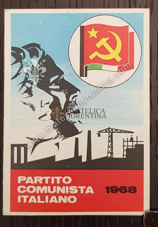 Tessera "Partito Comunista Italiano" - 1968