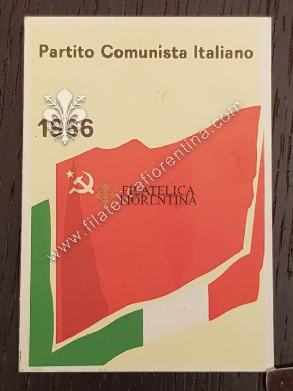 Tessera "Partito Comunista Italiano" - 1966