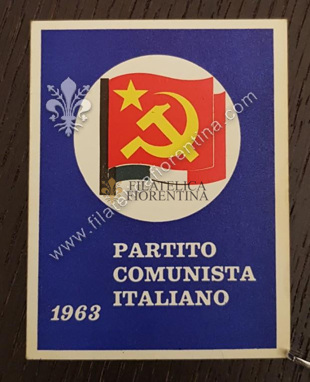 Tessera "Partito Comunista Italiano" - 1963