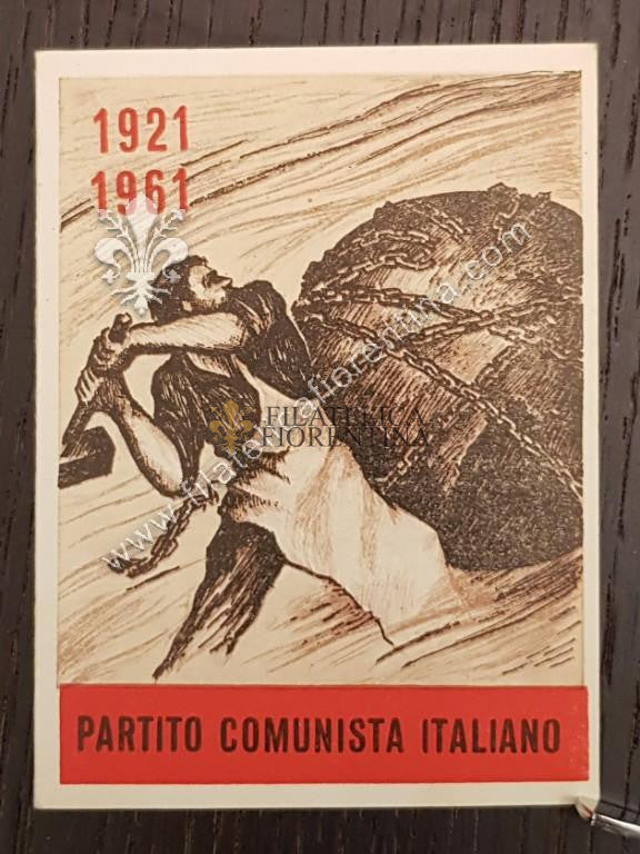 Tessera "Partito Comunista Italiano" - 1961