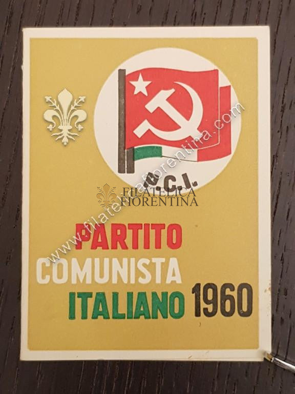 Tessera "Partito Comunista Italiano" - 1960