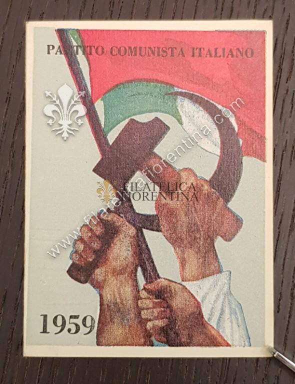 Tessera "Partito Comunista Italiano" - 1959