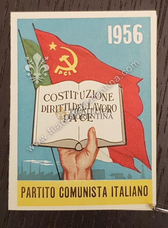 Tessera "Partito Comunista Italiano" - 1956