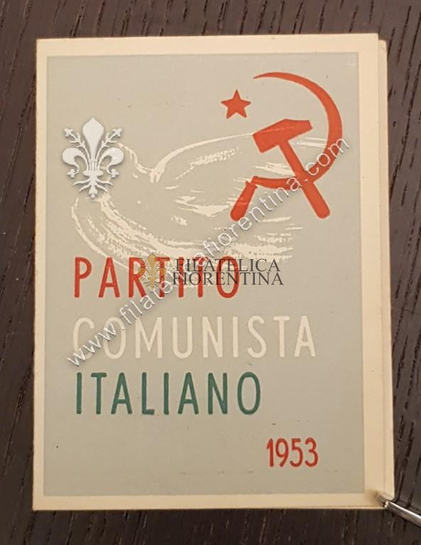 Tessera "Partito Comunista Italiano" - 1953