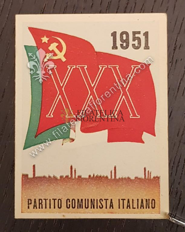 Tessera "Partito Comunista Italiano" - 1951