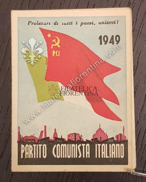 Tessera "Partito Comunista Italiano" - 1949