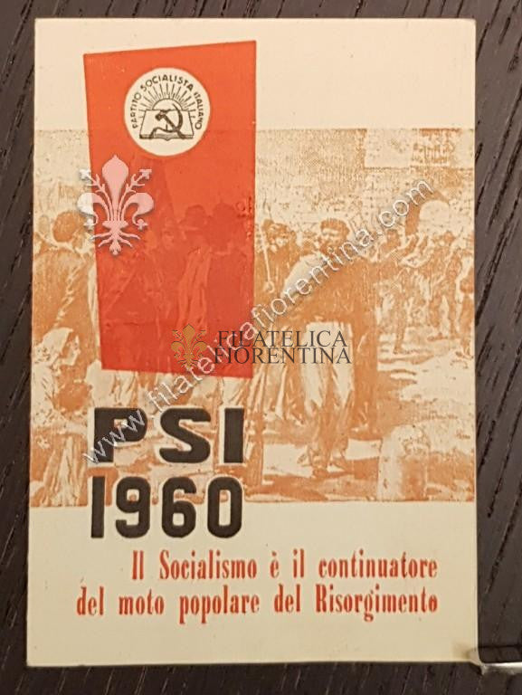 Tessera "Partito Socialista Italiano" - 1960