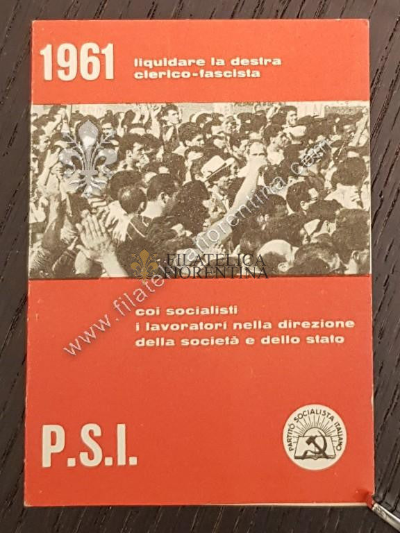 Tessera "Partito Socialista Italiano" - 1961