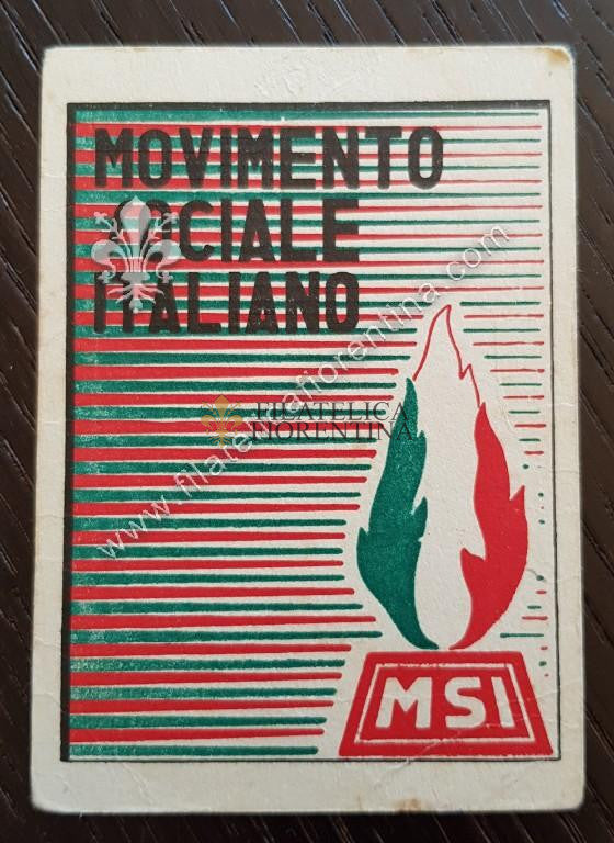 Tessera "Movimento Sociale Italiano" - 1951
