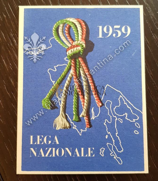 Tessera "Lega Nazionale Trieste" - 1959