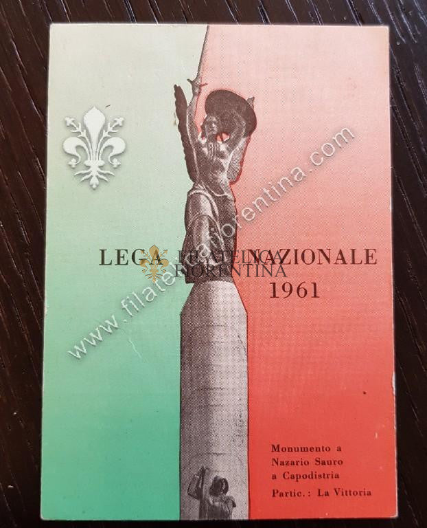Tessera "Lega Nazionale Trieste" - 1961