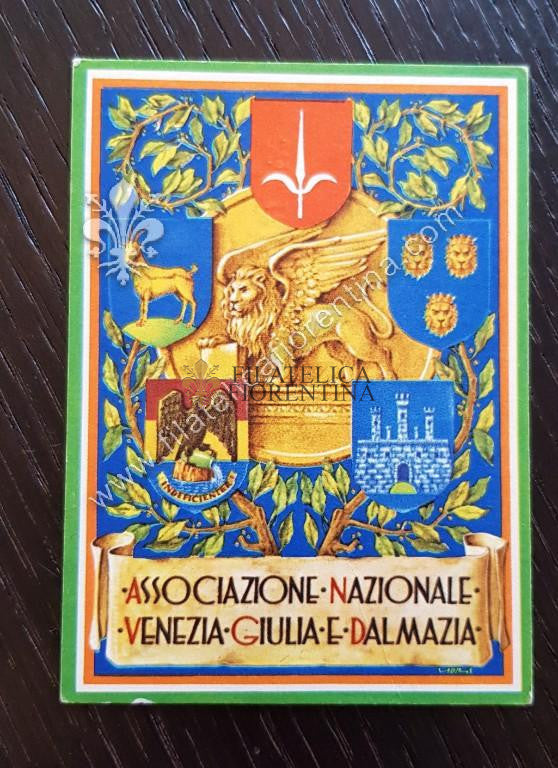 Tessera "Associazione Nazionale per la Venezia Giulia e Dalmazia" - 1970