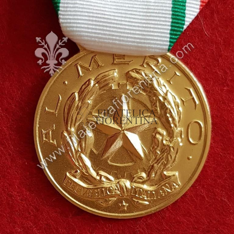 Al Merito - Croce Rossa Italiana 1° Grado oro