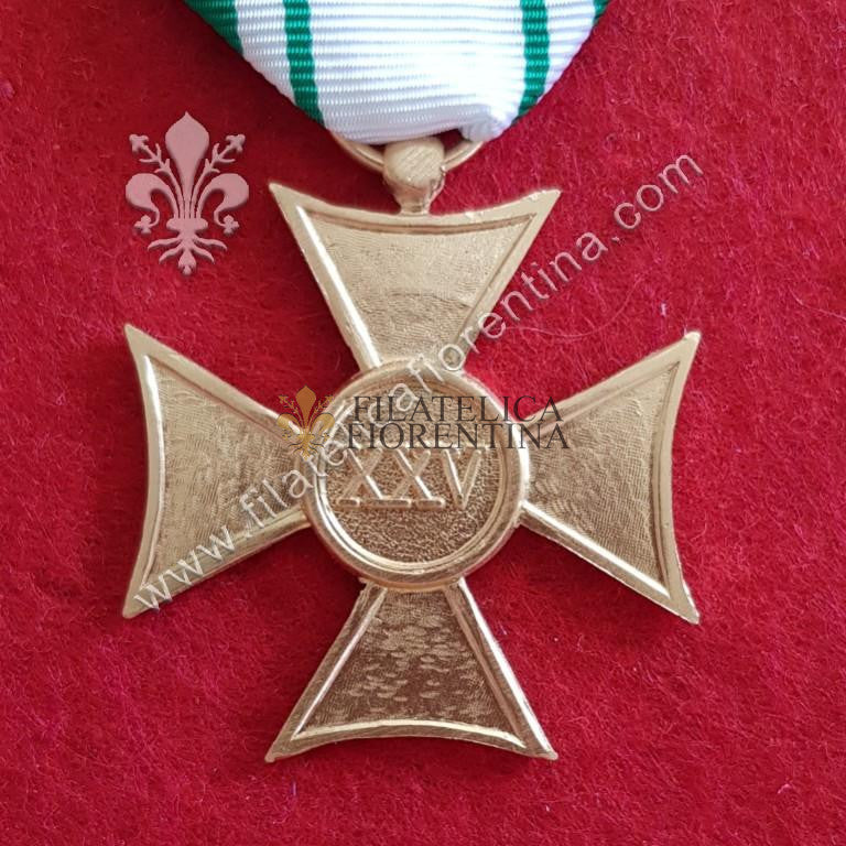 Croce d'Anzianità per XXV Anni di Servizio