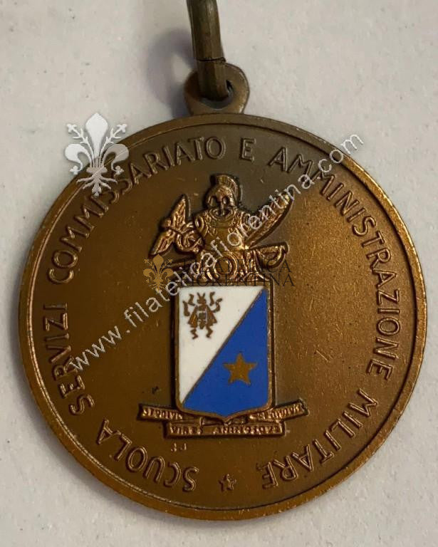 Medaglia della Scuola Servizi Commissariato e amministrazione Militare   -   Marcata S.Johnson