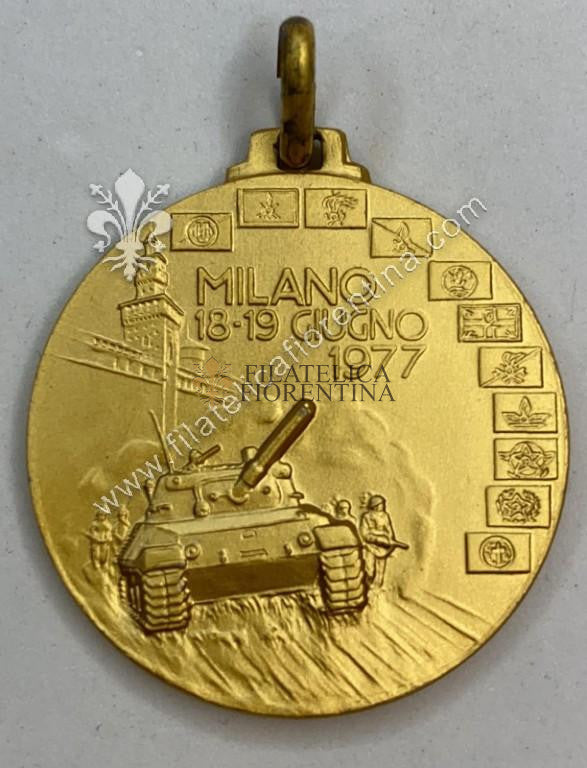 Medaglia del 1° Raduno Nazionale Corazzati d'Italia - Milano 1977