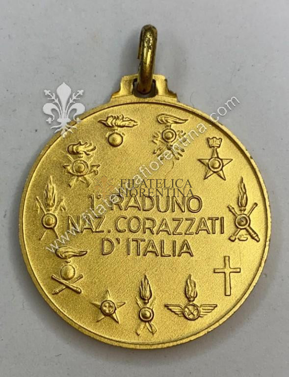 Medaglia del 1° Raduno Nazionale Corazzati d'Italia - Milano 1976 - marcato Lorioli