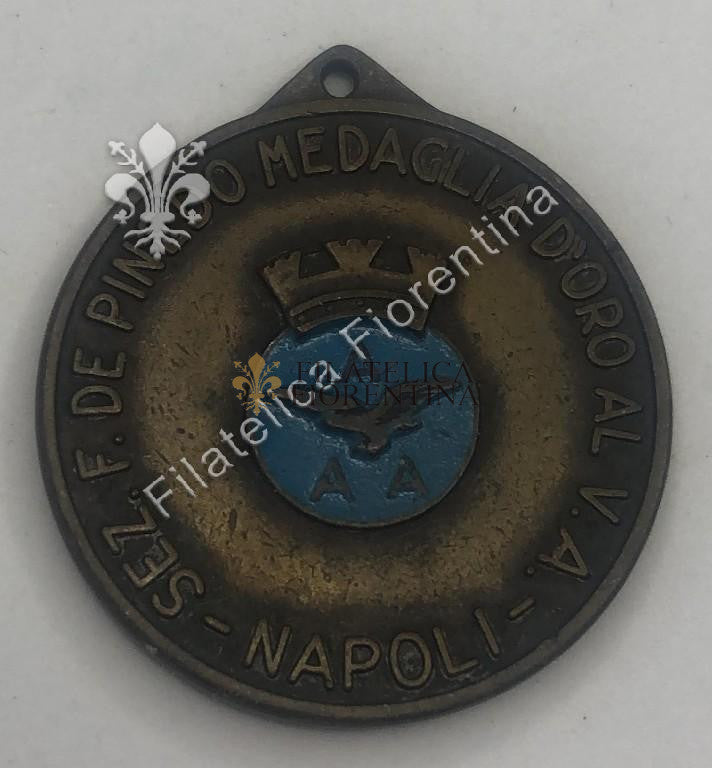 Medaglia della Sezione Francesco De Pinedo - Medaglia d'Oro al Valore Aeronautico - Napoli