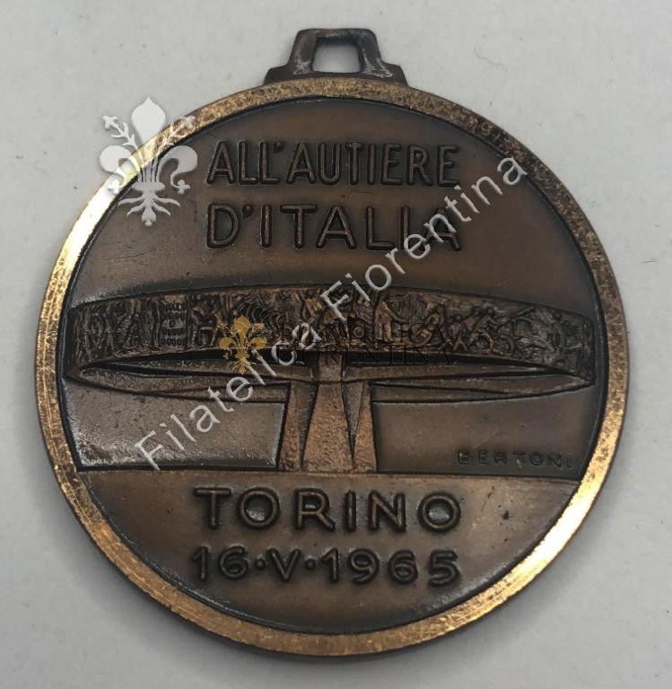 Medaglia dell'Associazione Nazionale Autieri d'Italia - Raduno Nazionale Inaugurazione Monumento - Torino 1965