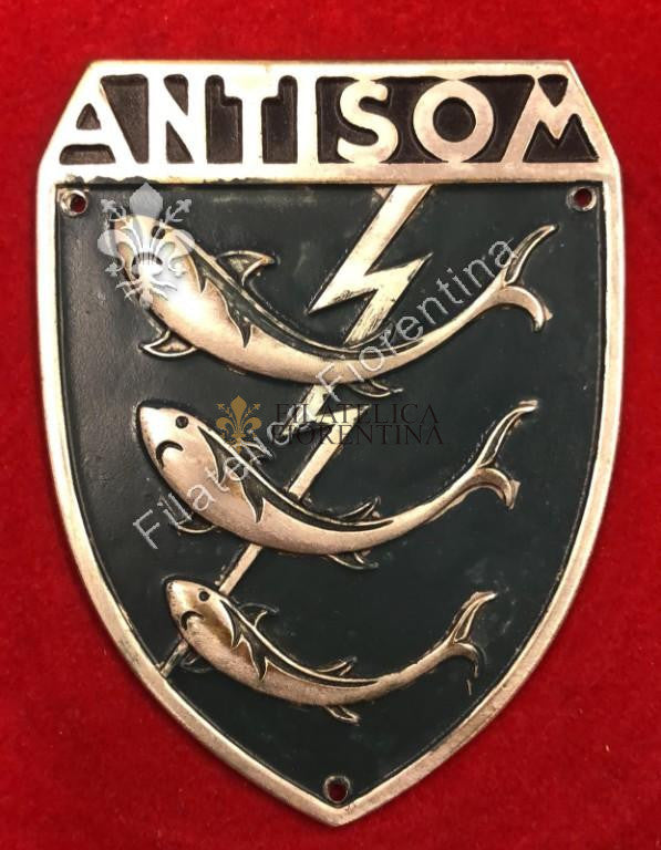 Distintivo dei reparti Antisommergibili "ANTISOM"della Marina Repubblicana
