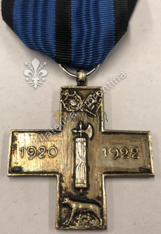 Croce Commemorativa della marcia su Roma (modello in argento)