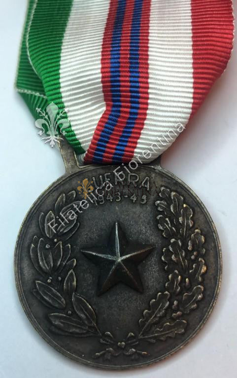 Medaglia Guerra 1943 - 1945 con nastro
