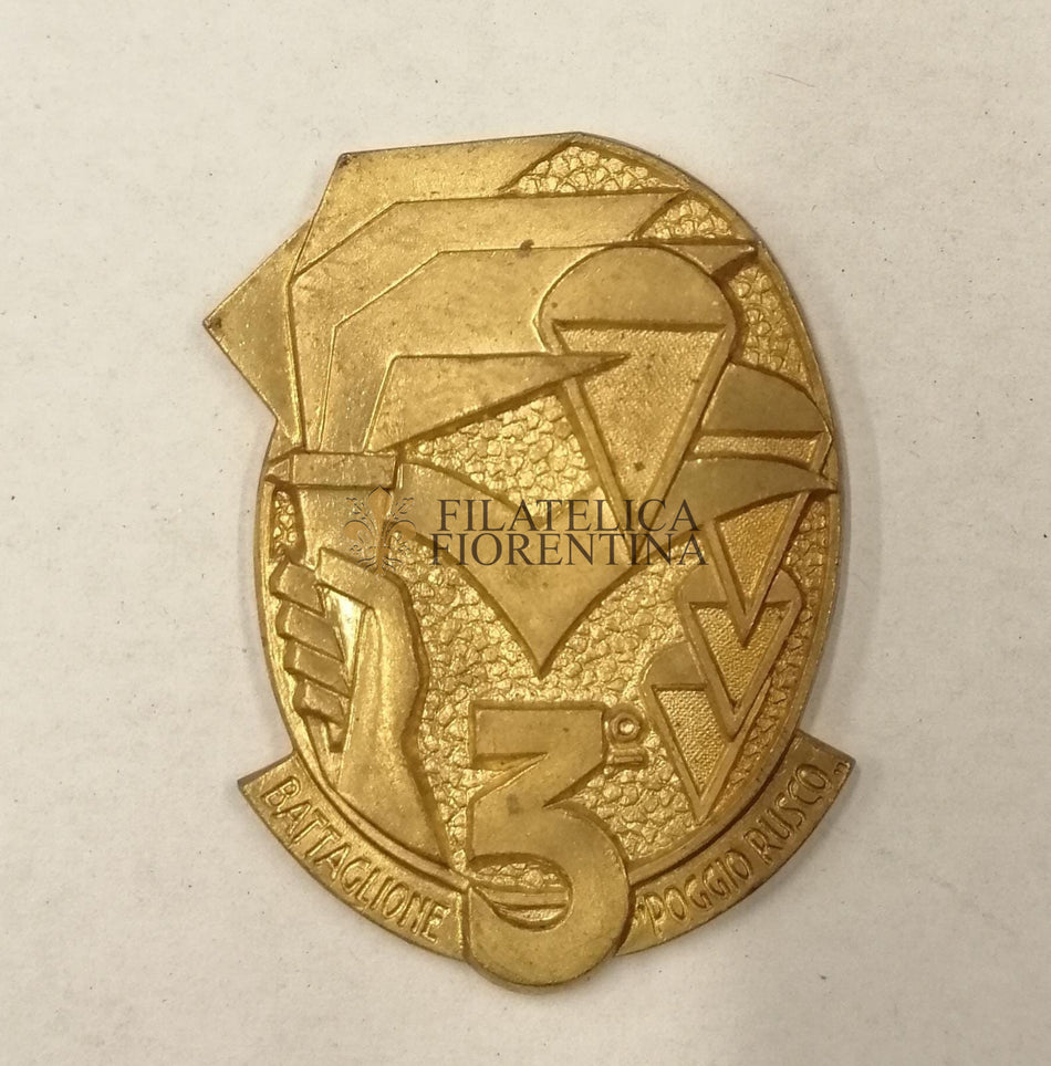 Distintivo del 3° Battaglione Paracadutisti Folgore "Poggio Rusco" (clip)